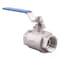 Thrifco Plumbing 1 Inch Stainless Steel 304 Ball Valve, 1000 WOG 6419034 - alternate 1
